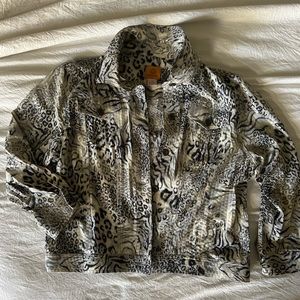 Animal Print embellished jacket by Ruby Rd